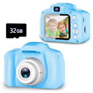 Seckton Upgrade Kids Selfie Camera, Christmas Birthday Gifts For Girls Age 3-9, HD Digital Video Cameras For Toddler