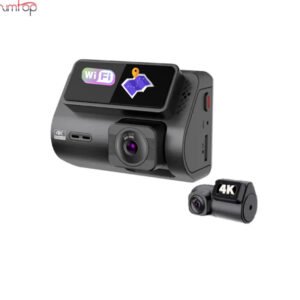 4k+4K dashcam with wifi gps car dvr 2 camera mini 4k sony dash cam dual  lens front and rear  dash cam